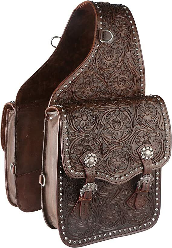 Leather Western Saddle Bag For Horse ! Horse Tack Equestrian Suppliers