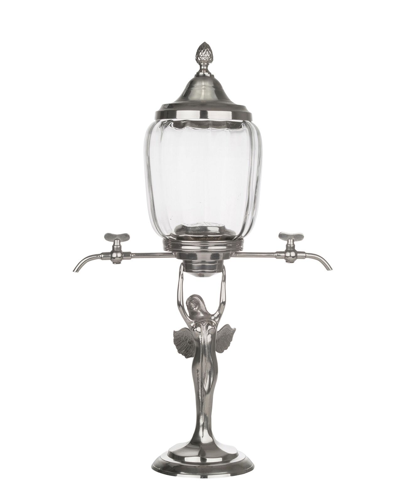 Lady Absinthe Fountain With Wings, 2 Spout - Free Shipping! Already In The U.s.!