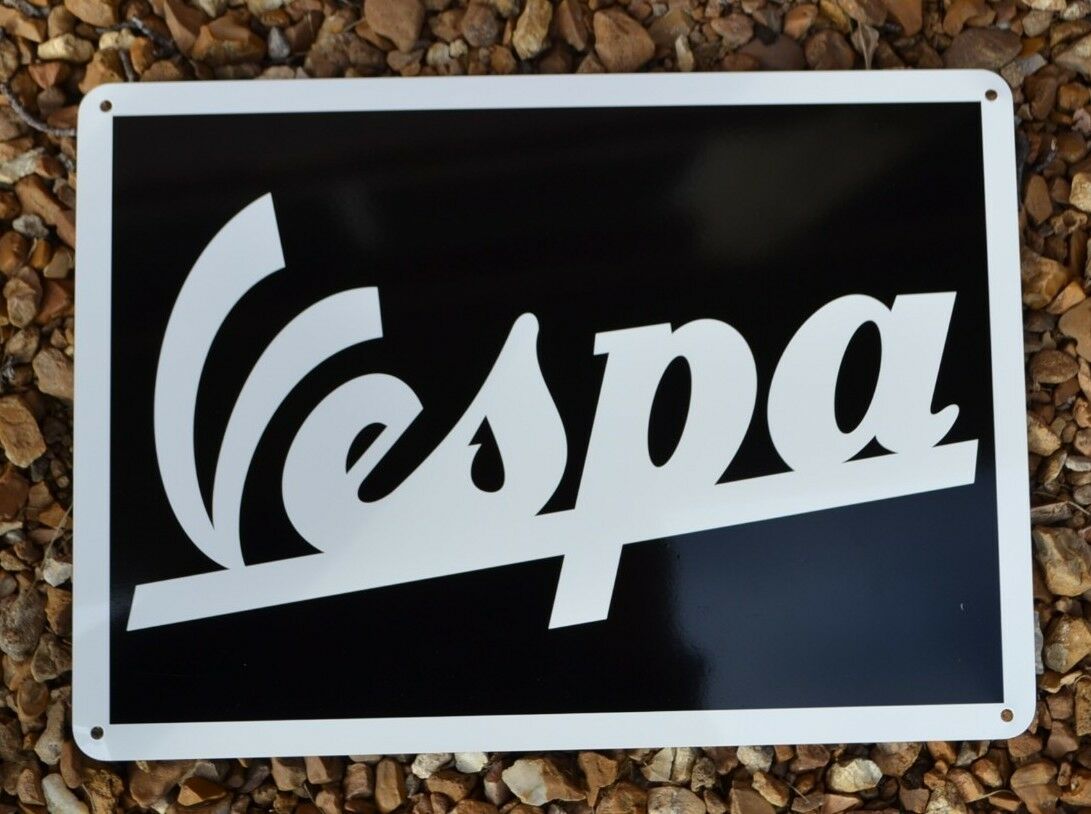 Vespa Italian Scooter Sign Piaggio Ape Paperino 150tap Parts Mechanic Shop Logo