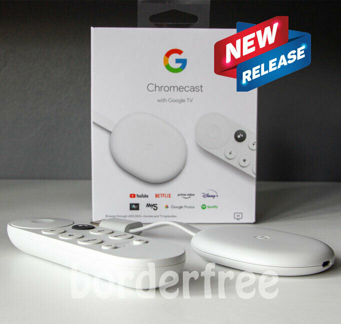 Chromecast With Google Tv - Streaming Entertainment In 4k Hdr - Snow