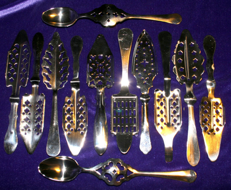 Choice Of Any One (1) New Absinthe Spoons From The 12 Imported Styles Collection