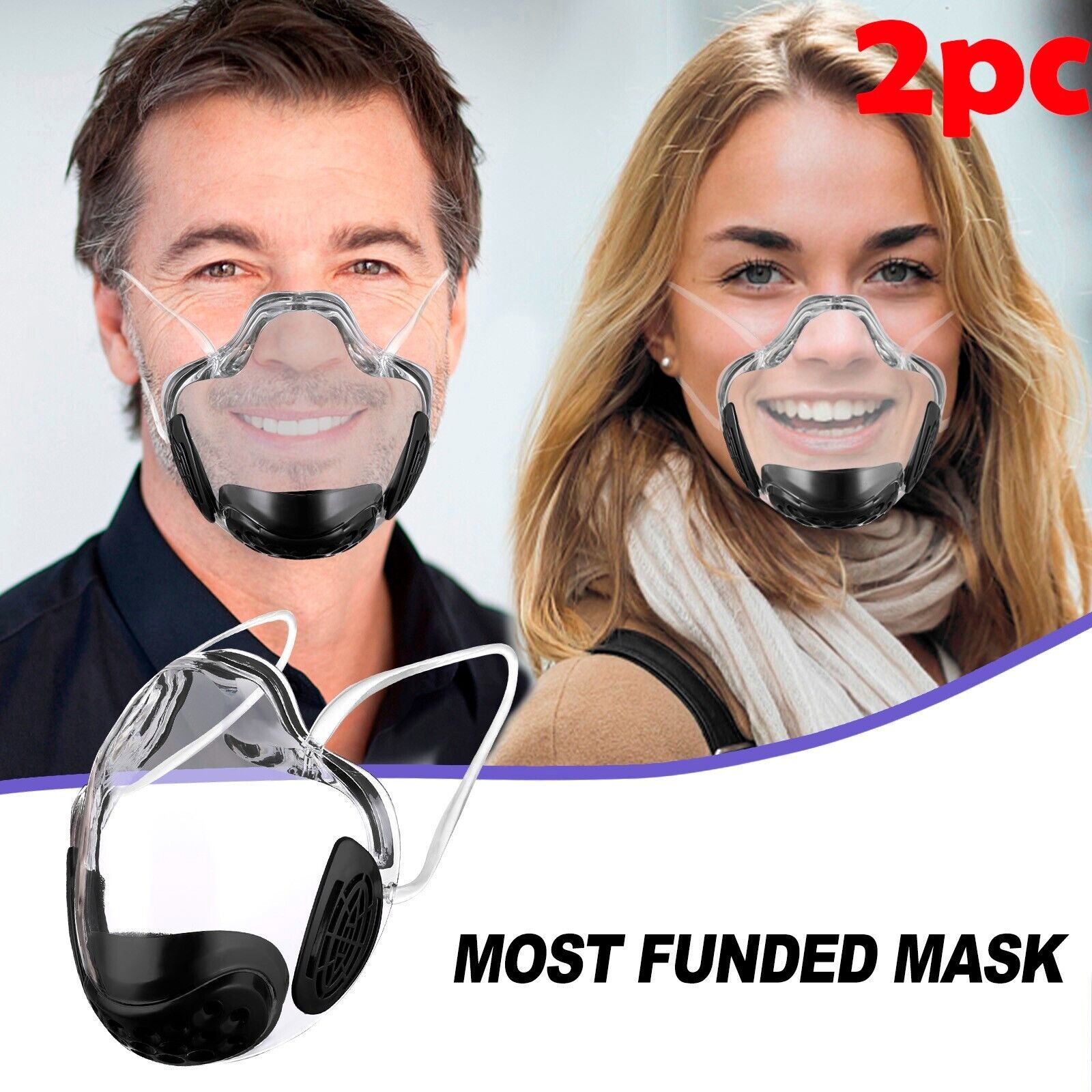 A Radical Alternatives Transparent Shield And Respirator Transparent Mask