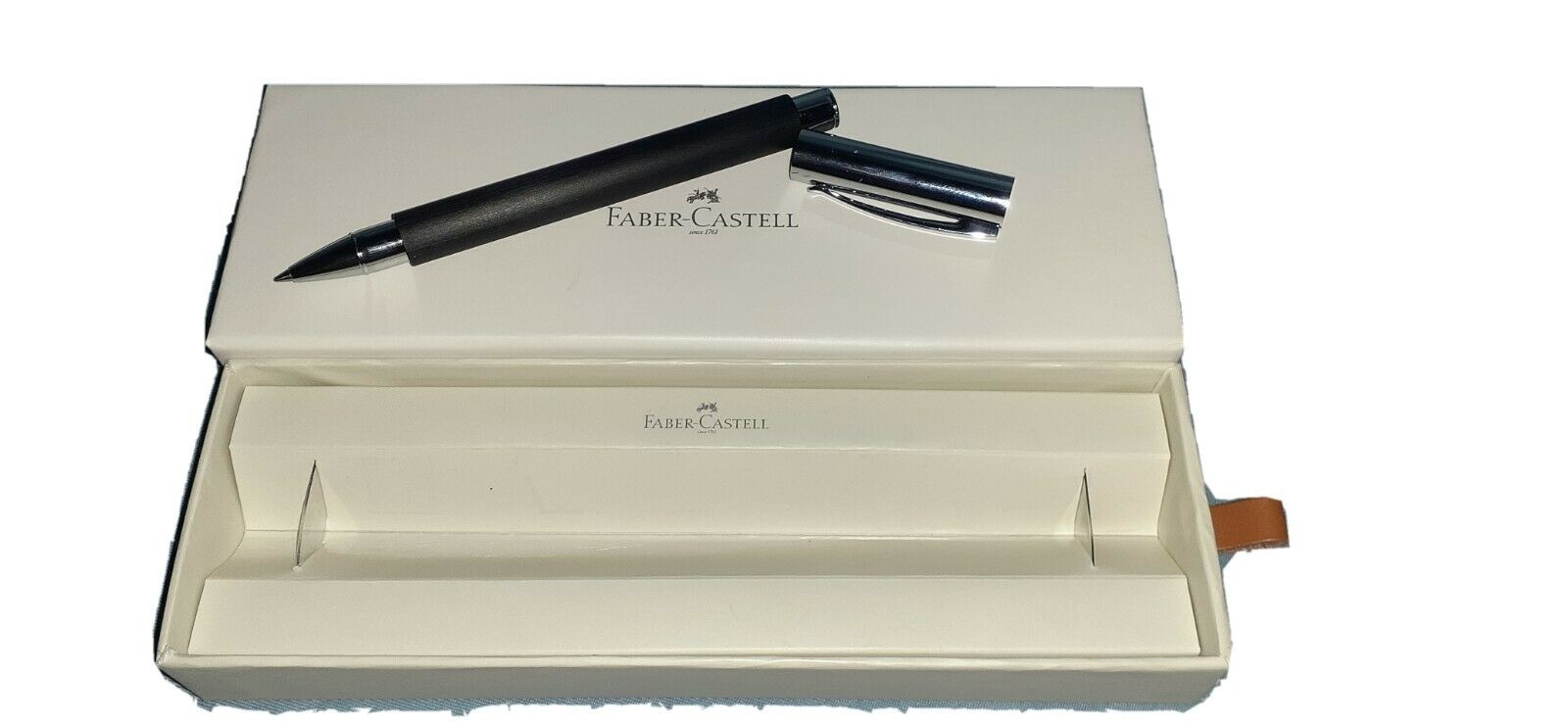 Faber-castell Matte Black Ballpoint Pen Gift Set-new-free Shipping