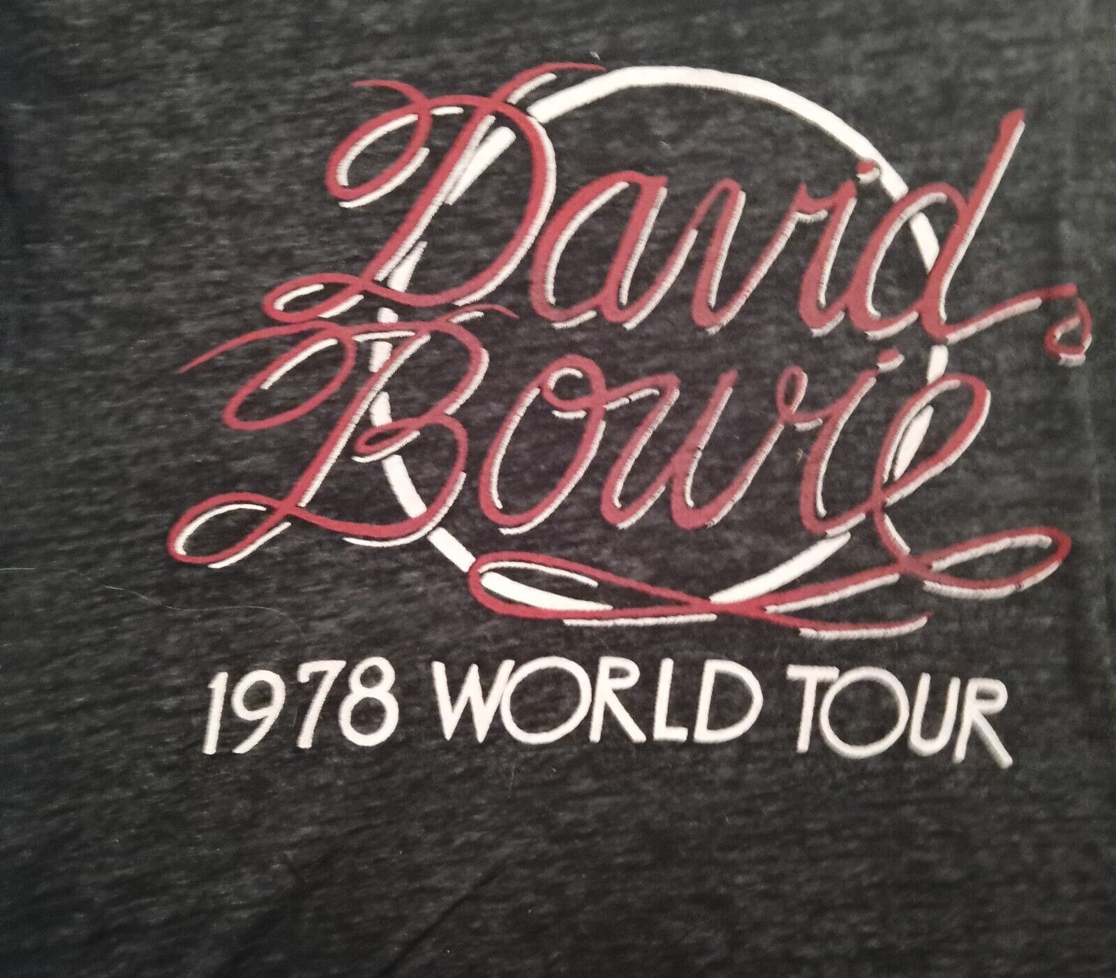 David Bowie 1978 World Tour Shirt